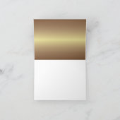 Gold Danke Karte zum 50. Jubiläum (Innenseite)