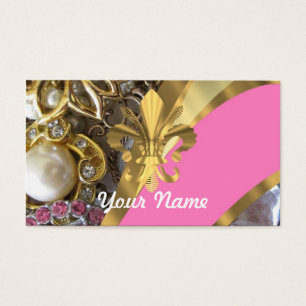 Gold, das Fleur de Lys bling ist