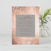 Gold, das wir noch immer verlängern 50. Hochzeit Einladung (Stehend Vorderseite)