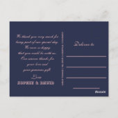 Gold, das wir noch verlängern, das Vows-FotoCollag Postkarte (Rückseite)