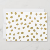 GOLD | Datum freihalten Save The Date (Rückseite)