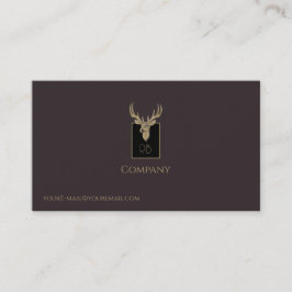 Gold Dealer Head Business Card Visitenkarte