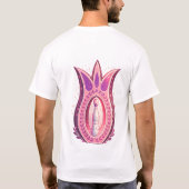 Gold decorative Art T-Shirt (Rückseite)