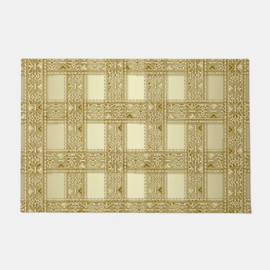 Gold Decorative Doormat Fußmatte (Vorderseite)