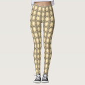 Gold Decorative Holiday Legging Leggings (Vorderseite)