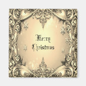 Gold Decorative Holiday Magnet (Vorne)