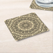 Gold Decorative Holiday Paper Untersetzer (angewinkelt)