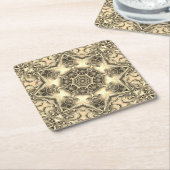 Gold Decorative Holiday Paper Untersetzer (angewinkelt)