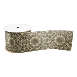 Gold Decorative Holiday Satin Ribbon Satinband