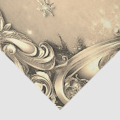 Gold Decorative Holiday Tissue Paper Seidenpapier (Detail)