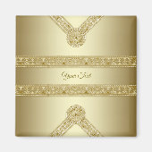 Gold Decorative Magnet (Vorne)