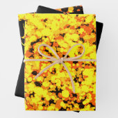 Gold Deer Splattered Paint  Geschenkpapier Set (Beispiel)