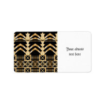 Gold, Deko, Jugendstil, Schwarz, Vintag, Muster, C