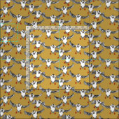 Gold der atlantischen Papageientaucher Stoff (Kachel)