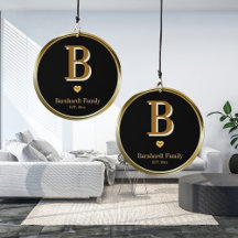Gold der Eleganfamilie Monogram