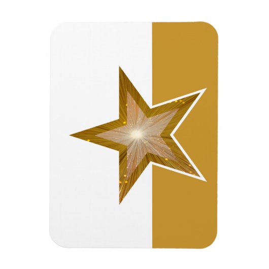 "Gold" Der flexible Magnet Weißgold (Vertikal)