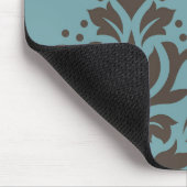 Gold der Rolle-Damast-Kunst-I Brown (Linie) Mousepad (Ecke)