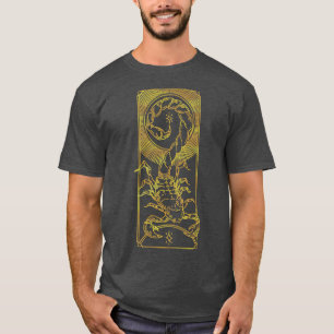 Gold der Zodiac Scorpio Line T-Shirt