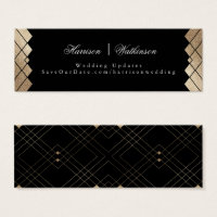 Gold Diamond Black Geometric Deko Gatsby Wedding