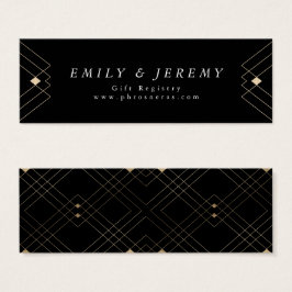 Gold Diamond Black Geometric Deko Gatsby Wedding