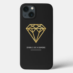 Gold Diamond iPhone 13 Hülle