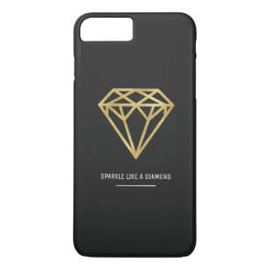 Gold Diamond iPhone 8 Plus/7 Plus Hülle