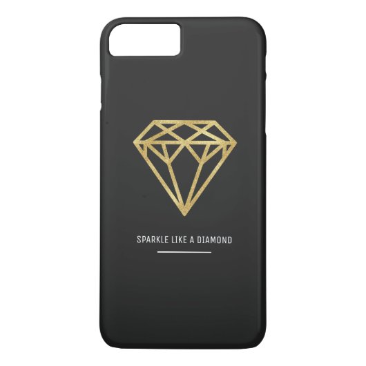 Gold Diamond Case-Mate iPhone Hülle (Rückseite)
