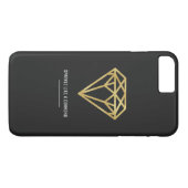 Gold Diamond Case-Mate iPhone Hülle (Rückseite (Horizontal))