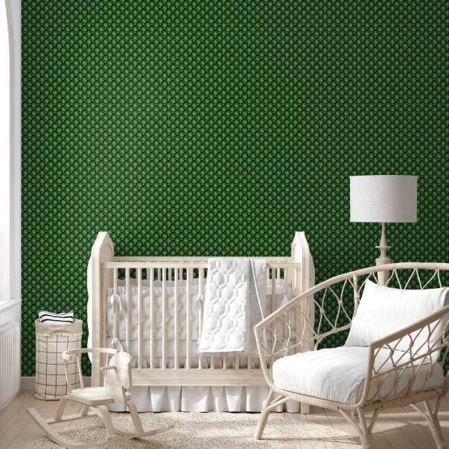 Gold Diamond getufelt Green Tapete (Kinder)