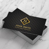 Gold Diamond Investment Banker Business Card Visitenkarte