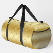 GOLD-DIAMOND-KARIERTE PATTER DUFFLE BAG (Rechte Ecke)