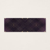 Gold Diamond Lila Geometric Deko Gatsby Wedding (Rückseite)