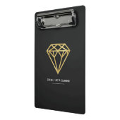 Gold Diamond Mini Klemmbrett (Gewinkelt2)