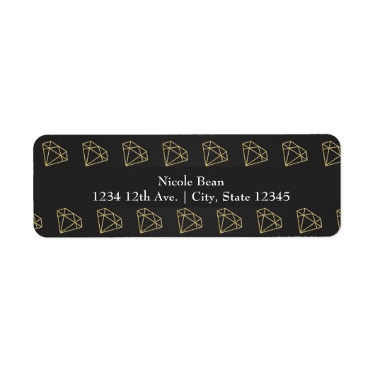 Gold Diamond Modern Design Bachelorette (Vorne)