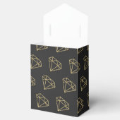 Gold Diamond Modern Design Gastgeschenk Boxen Geschenkschachtel (Geöffnet)