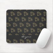 Gold Diamond Modern Glamour Mouse Pad Mousepad (Mit Mouse)