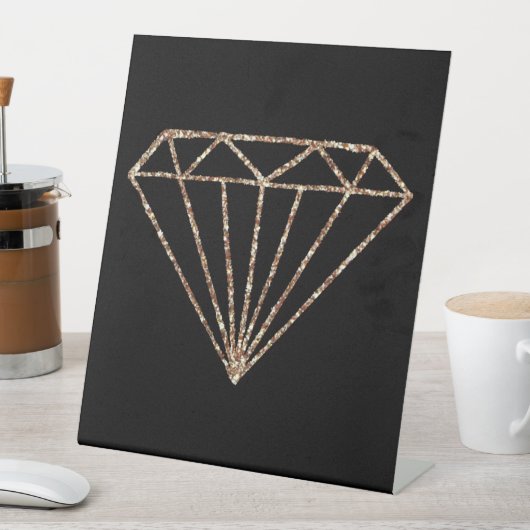 Gold Diamond  Sockelschild (In Situ)