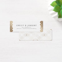 Gold Diamond White Geometric Deko Gatsby Wedding