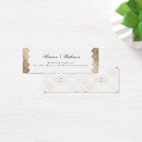 Gold Diamond White Geometric Deko Gatsby Wedding