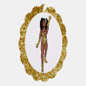 Gold & Diamonds Dancer Ornament Card A Karte (Rechts)