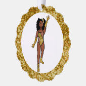 Gold & Diamonds Dancer Ornament Card A Karte (Links)