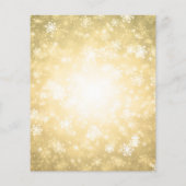 Gold Diamonds Glitzern Red Ribbon Weihnachtsfeiert (Rückseite)