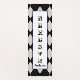 Gold Diamonds NAMASTE Typografie Yogamatte