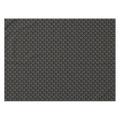 Gold Diamonds Tufit Black Tablecloth Tischdecke (Vorderseite (Horizontal))