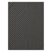 Gold Diamonds Tufit Black Tablecloth Tischdecke (Vorderseite)