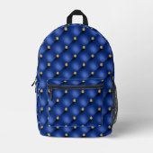 Gold Diamonds Tuflight Blue Backpack Bedruckter Rucksack (Vorderseite)