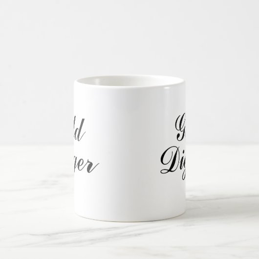 Gold Digger coffee mug gift Kaffeetasse (Mittel)
