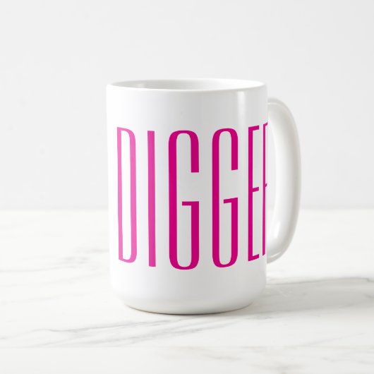 Gold Digger Kaffeetasse (VorderseiteRechts)