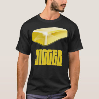 Gold Digger Nugget Mining Gold Bar Design für Mine T-Shirt