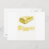 Gold Digger Postkarte (Vorne/Hinten)